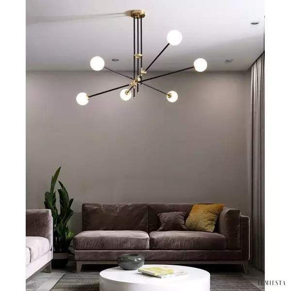 Lampa wisząca SI w stylu nowoczesnym z ręcznie dmuchanym szkłem