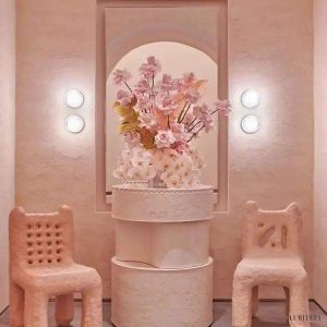 Nowoczesna lampa ścienna sufitowa Crisp w stylu ekologicznym