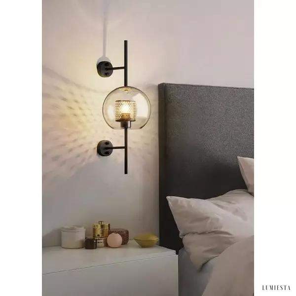 Wall Lamp Chiswick Glass Stylish Glass Capsule