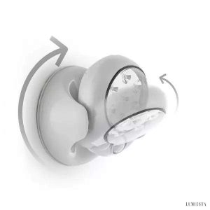 Lampa LED naścienna z czujnikiem ruchu nowoczesny design