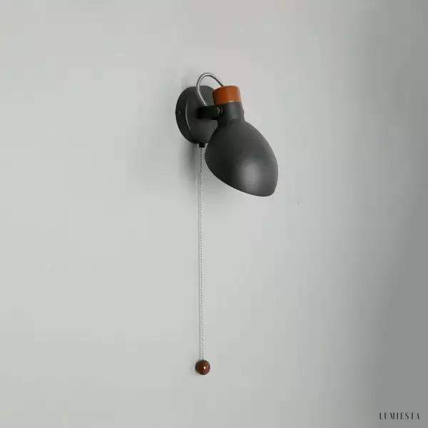 Nowoczesna rotacyjna lampa ścienna Aisilan do sypialni