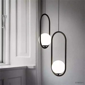 Mila - Glass Globe Pendant Lamp Modern Design