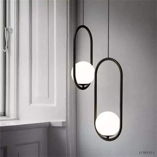 Mila - Glass Globe Pendant Lamp Modern Design
