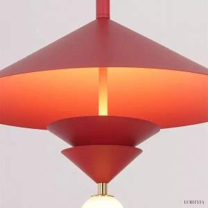 Metal pendant lamp Lantia in Scandinavian style