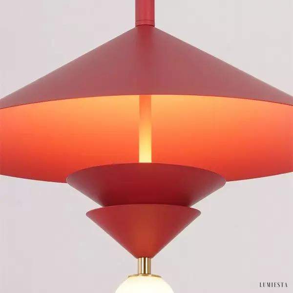 Metal pendant lamp Lantia in Scandinavian style