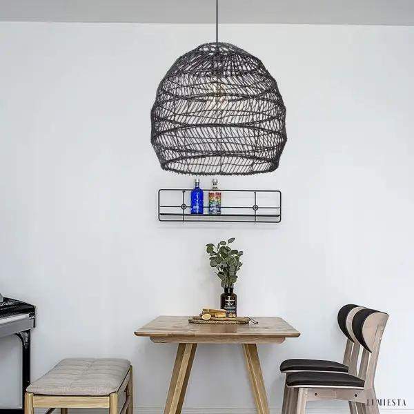 Stratvert - Lampa wisząca pleciona w stylu boho