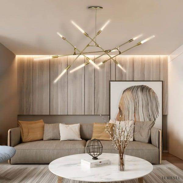 Lampa wisząca Dori w nowoczesnym stylu z modulowanym designem