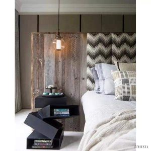 Nowoczesna lampa wisząca BAI w stylu chińskim z szkła