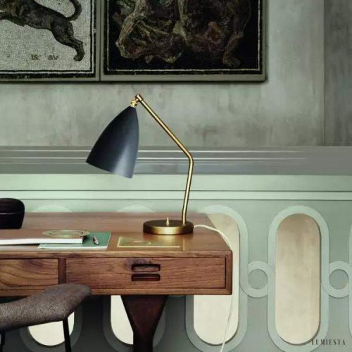 Galer - Lampa biurkowa w stylu retro z metalu z regulowanym ramieniem