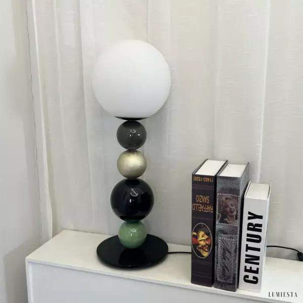 image_9-316.jpg Kolorowa Lampa Stolikowa z Okrągłych Kulek 58 cm