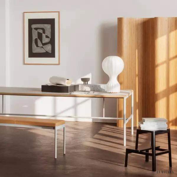 Lampa stołowa Gatto w stylu cocoon idealna do wnętrz