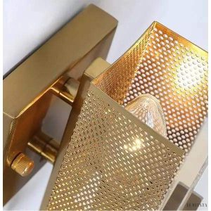 Lampa ścienna kryształowa Ice Crystal w stylu retro