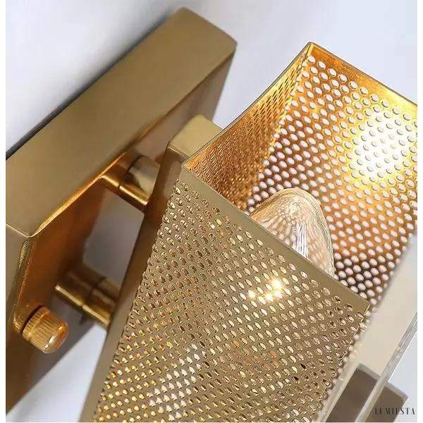 Lampa ścienna kryształowa Ice Crystal w stylu retro