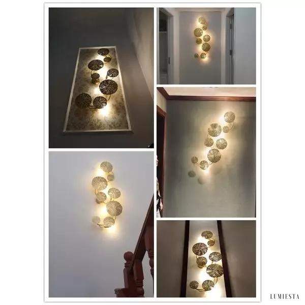 image_9-419.jpg Lampa ścienna LED w kształcie liścia lotosu w stylu vintage