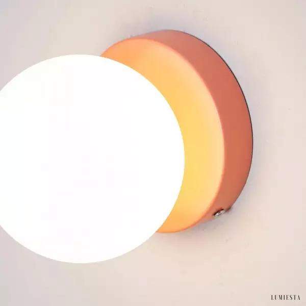 Nowoczesna lampa sufitowa orb szklana w wielu kolorach