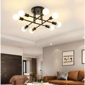 Nordycka lampa sufitowa Sputnik 6-ramienna