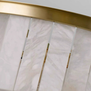 lumiesta-upolu-5.png Upolu - Złoty żyrandol warstwowy z naturalnego alabastru - Ø45,60,80,100cm