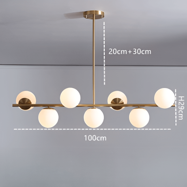 Glamour Pendant Lamp with Balls