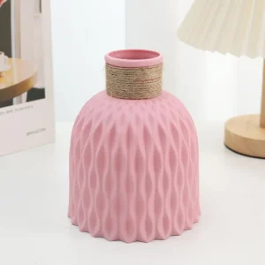 obrazek_4-1.webp Elegancki Wazon z Tekstylnym Dekorem