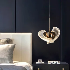 Lampa wisząca nowoczesna dekoracyjna z unikalnym kloszem