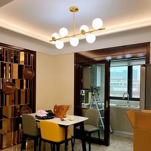 Glamour Pendant Lamp with Balls
