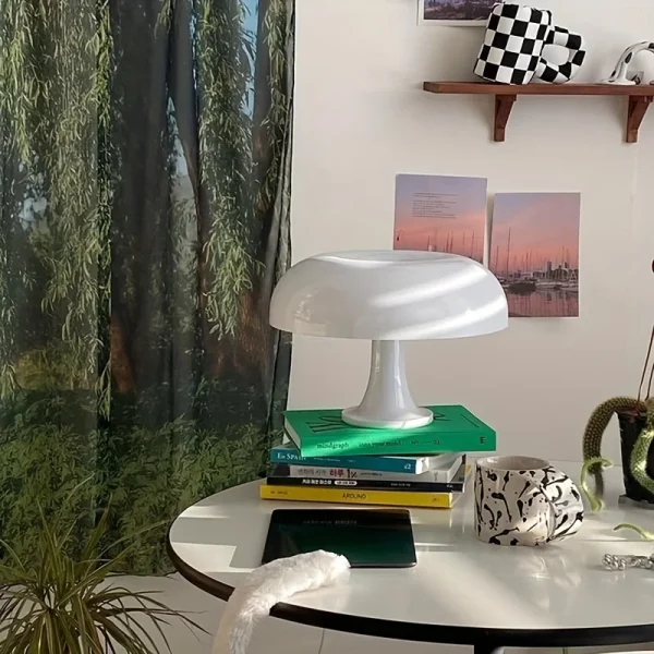 Setas - lampa stołowa w kształcie grzyba minimalistyczna