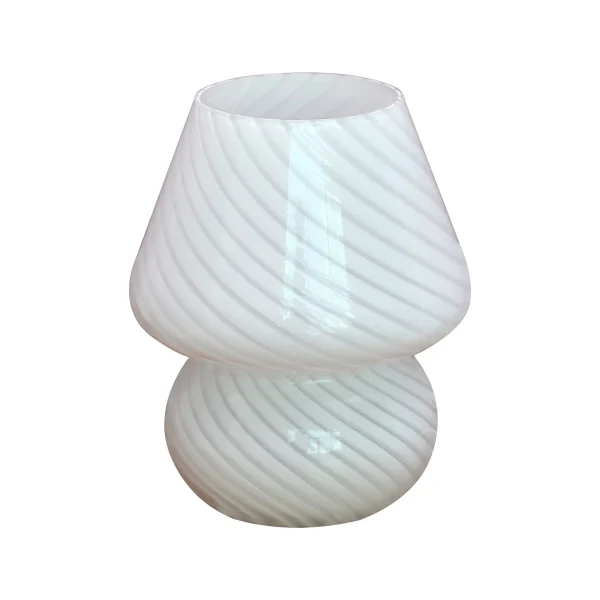Vintage glass table lamp