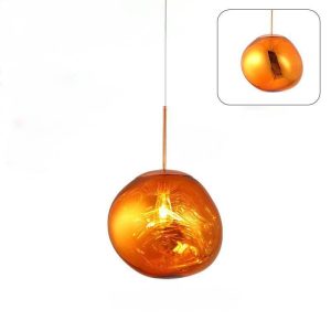 Eloru Pendant Lamp in Modern Style with Lava Effect