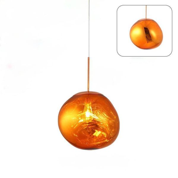 Eloru Pendant Lamp in Modern Style with Lava Effect