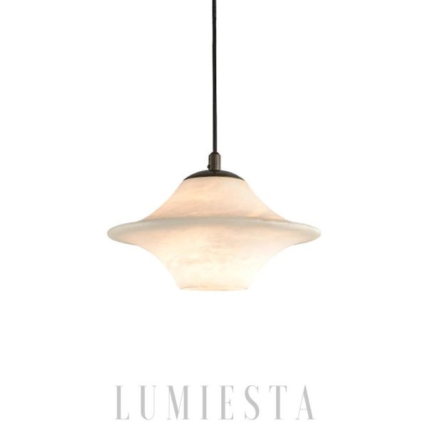 Plateu - Luksusowa lampa wisząca alabastrowa 22 cm