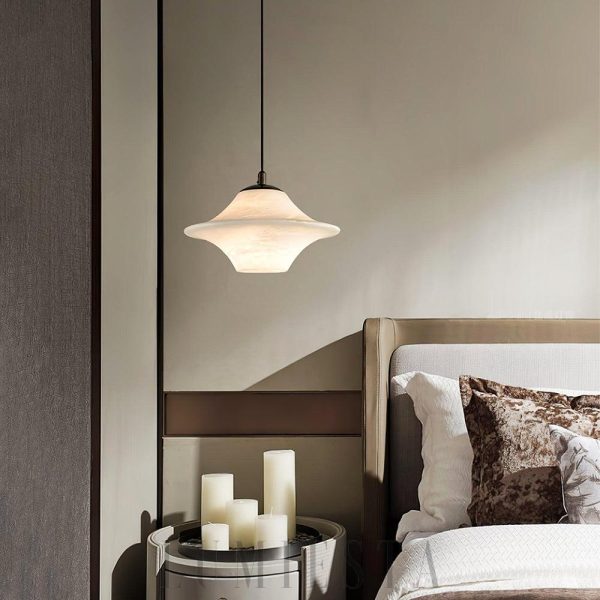 Plateu - Luksusowa lampa wisząca alabastrowa 22 cm