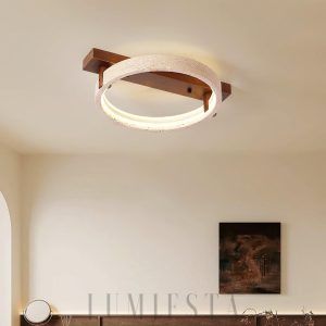 wm_10385581053526444448.jpg Maris - Lampa sufitowa w kolorze beżowym z travertynu