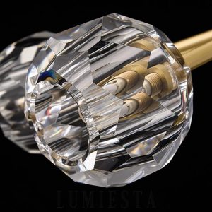 Minimalistyczna kryształowa lampa Boule De Cristal
