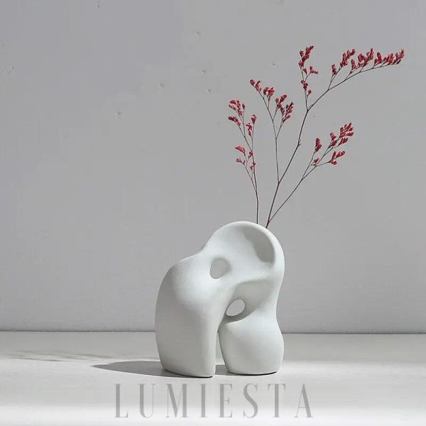 wm_10506021171975095555.jpg Elegancki biały ceramiczny wazon 12–14 cm