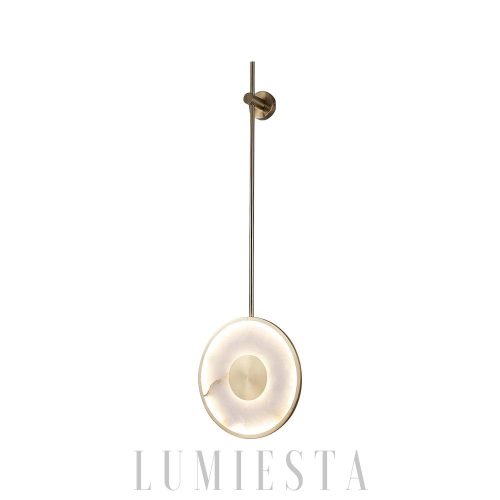 wm_10825048306394445616.jpg Sajama - Okrągła lampa ścienna z alabastrem, ciepłe/zimne