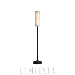 Years - Lampa 150 cm, mosiądz, alabaster, ciepłe światło