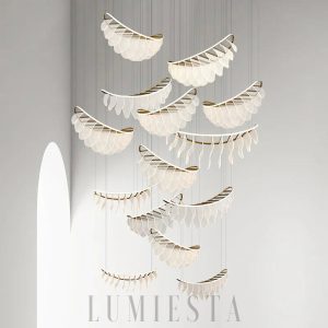 Marvel - Nowoczesna wisząca złota/srebrna 60/80/100/120 cm