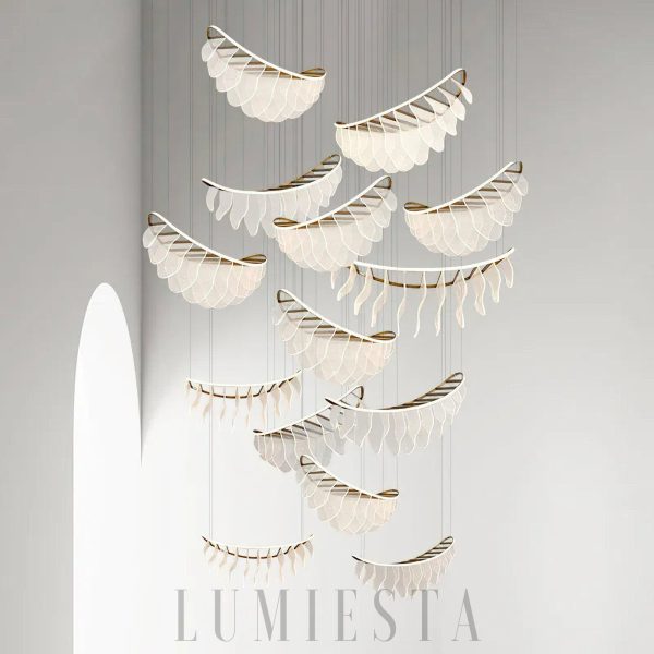 Marvel - Nowoczesna wisząca złota/srebrna 60/80/100/120 cm