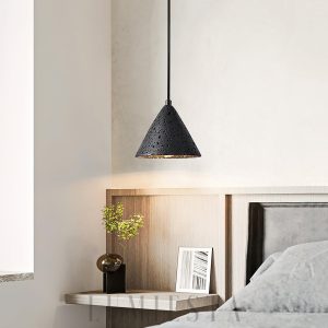  Scafell - Lampa wisząca z travertynu w stylu nowoczesnym