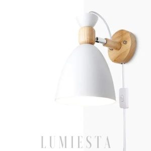 wm_11108342760108763573.jpg Lampka ścienna w stylu skandynawskim z białym kloszem