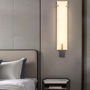 Tiles - Lampa ścienna Alabaster, nowoczesna - 54/66/86 cm