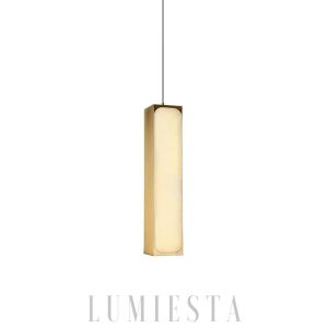 wm_11342195373337628109.jpg Lampa wisząca Alabaster Chaos w kolorze mosiądzu i białym