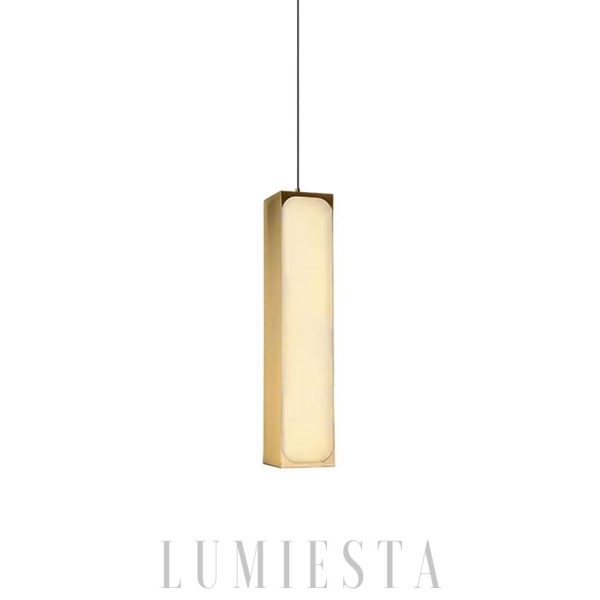 wm_11342195373337628109.jpg Lampa wisząca Alabaster Chaos w kolorze mosiądzu i białym