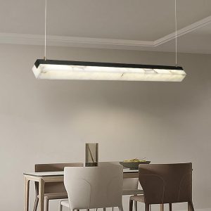 Lampa wisząca Alabaster w stylu nowoczesnym 100cm i 120cm