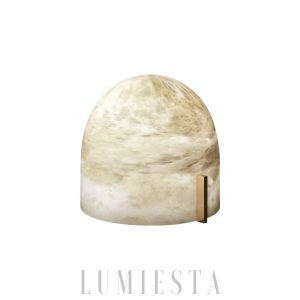 Mona - Lampa stołowa Alabaster w eleganckim białym designie