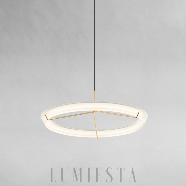 Halo Jewel 2350/2351 - czarna oprawa i aluminiowy pierścień w ujęciu z boku
