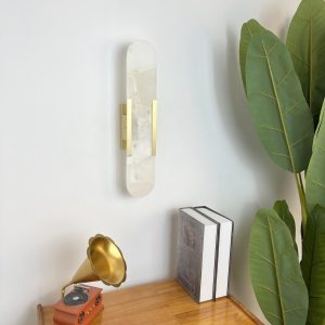 wm_11454060539648722766.jpg Ojos - Alabastrowa lampa ścienna, prostokątna, złota