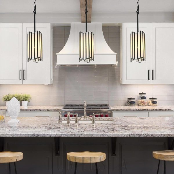 Hemaaolay - Stylowa mini lampa wisząca czarna/złota 11cm