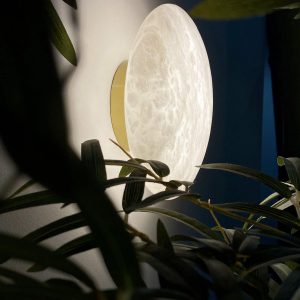 Puna - Lampa ścienna, marmur hiszp. i mosiądz