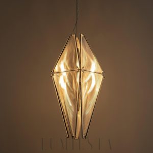 Lampa wisząca Fragment 08 nowoczesna chrom 35,5 cm